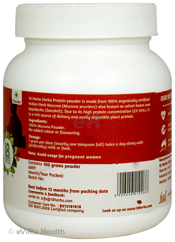 18 Herbs Organics Herbo Protein Powder