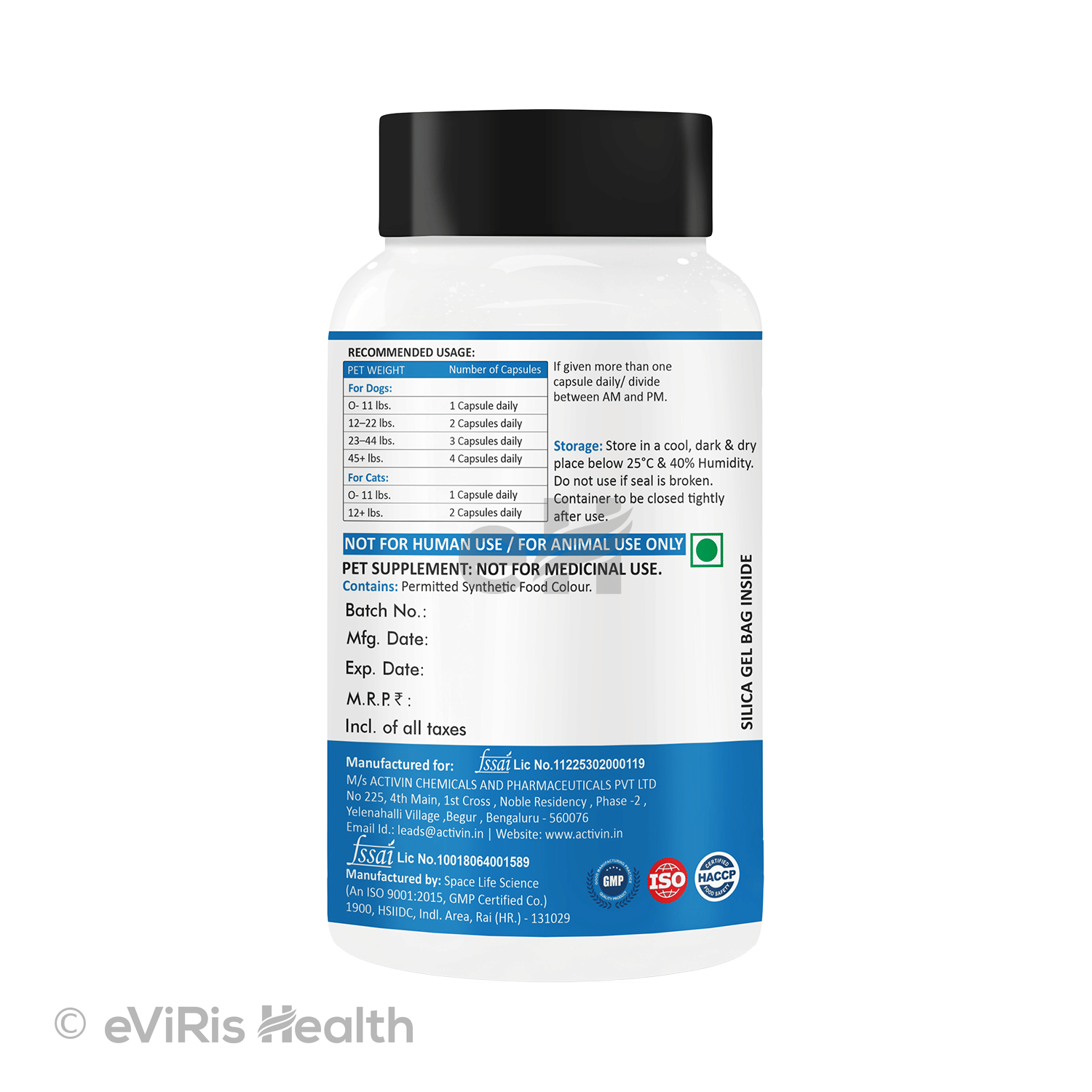 Activin Brain & Nerve Supplement Capsule for Pets