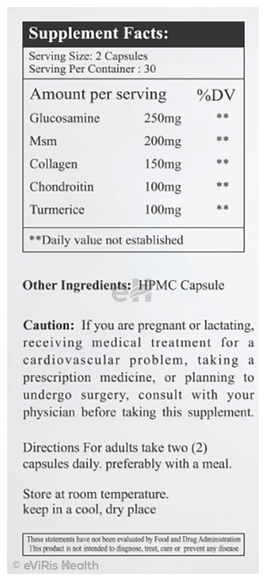 1st Wellness Joint Support Capsule
