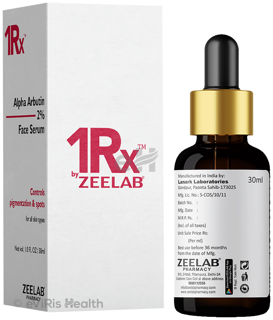 1Rx Alpha Arbutin 2% Face Serum for All Skin Types