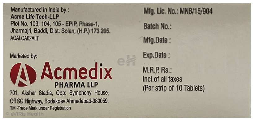 Acmeto-XL 25 Tablet PR