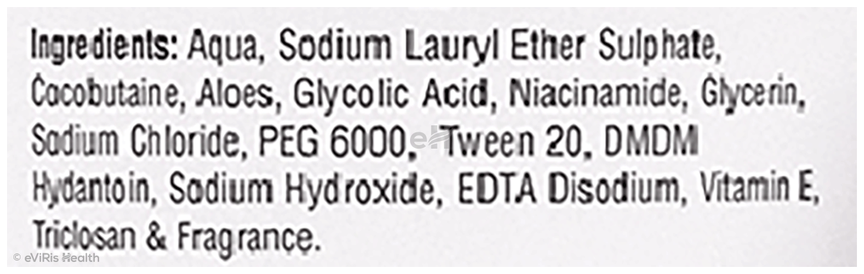 1Rx Glycolic Acid Face Wash for All Skin Types