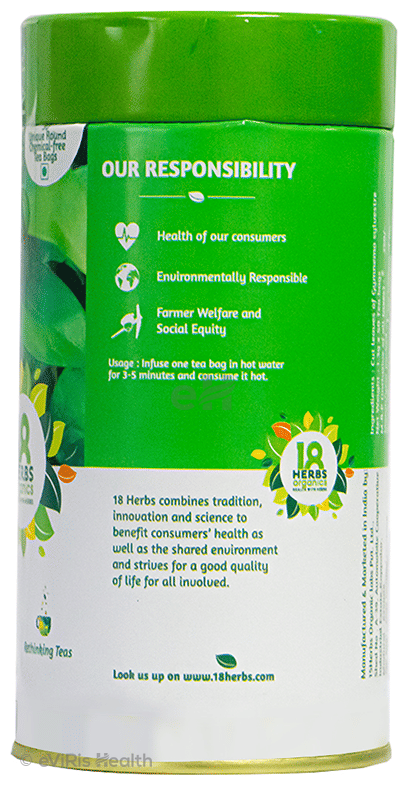 18 Herbs Organics Dia Health Tea Bag (1.3gm Each)