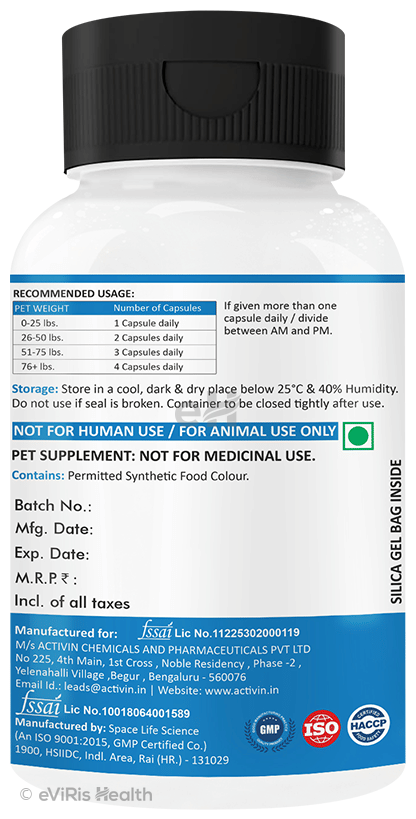 Activin Vitamin K&D Complex for Pets Capsule