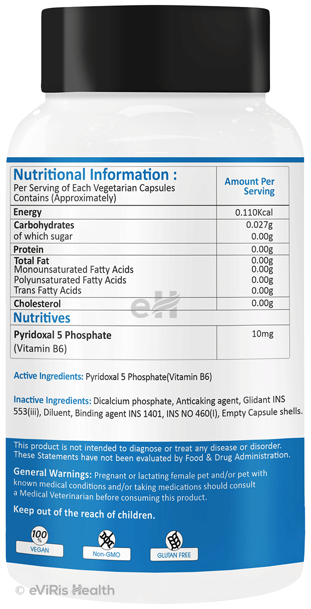 Activin P 5 P Pyridoxal 5 Phosphate Capsule for Pets