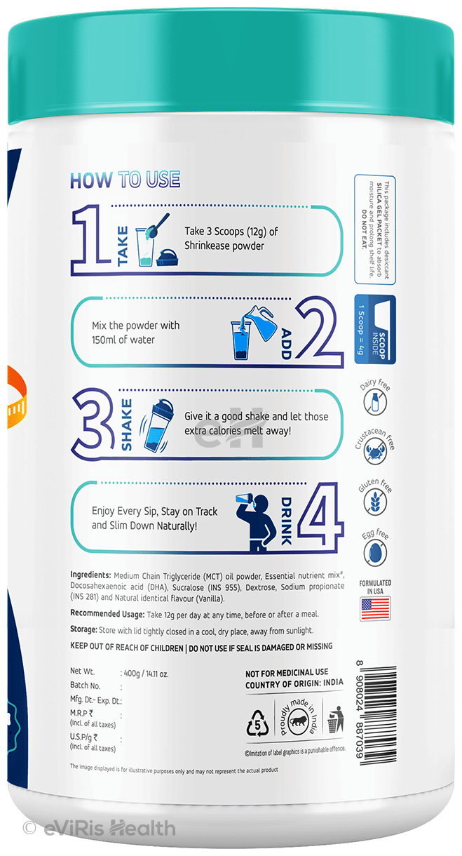 4 U Well Shrinkease Powder Vanilla