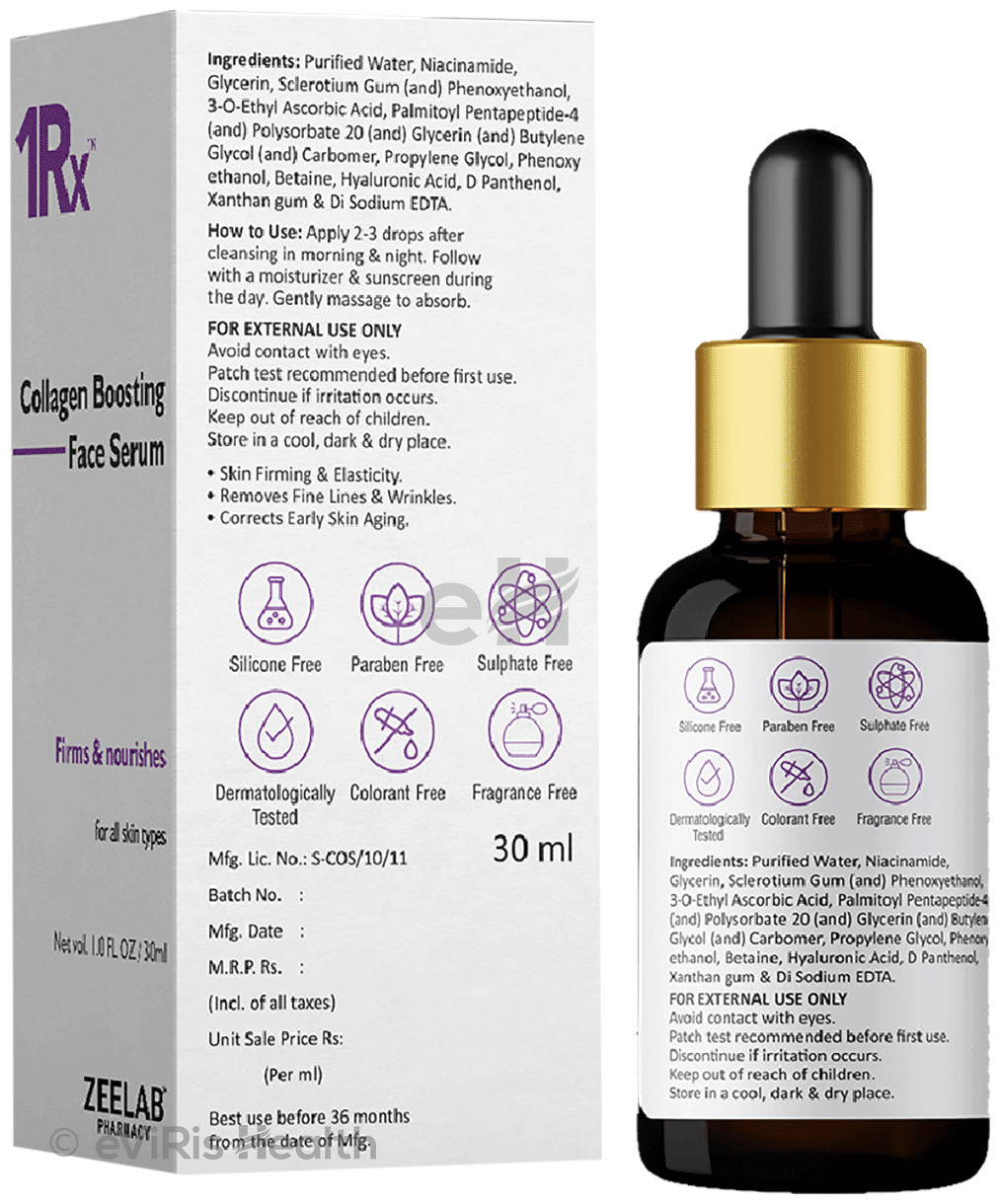 1Rx Collagen Boosting Face Serum for All Skin Types