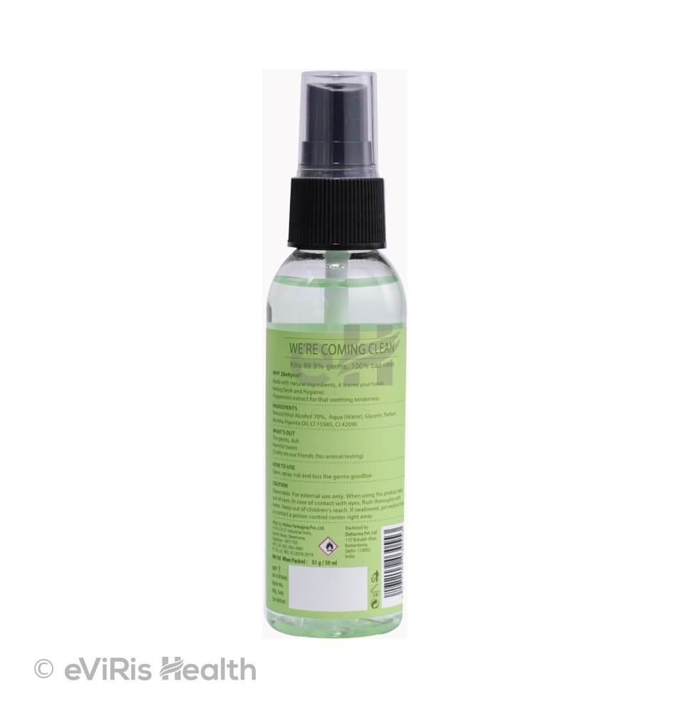 2Bekynd Hand Sanitizer (59ml Each) Peppermint Fresh