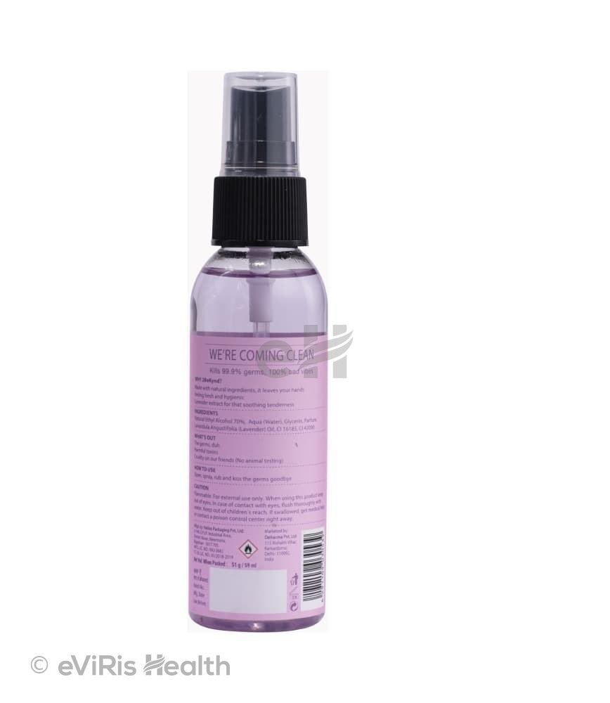 2Bekynd Hand Sanitizer (59ml Each) Peppermint Fresh & Soothing Lavender