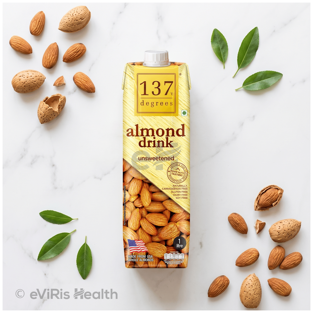 137°C degrees Almond Drink Unsweetened Gluten Free Soy Free