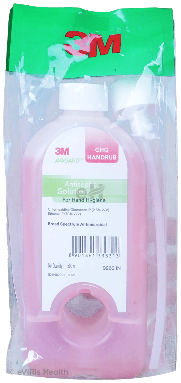 3M Avagard CHG Handrub Hand Sanitizer Antiseptic Solution
