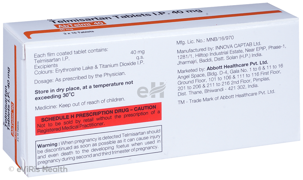Abtelmi 40mg Tablet