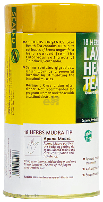 18 Herbs Organics Laxa Health Tea Bag (1.3gm Each)