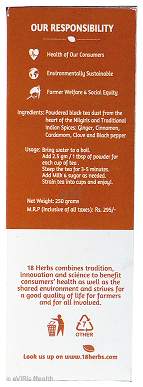 18 Herbs Organics Indian Masala Tea