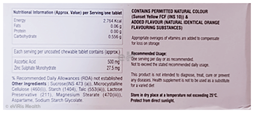 100 Percee Chewable Tablet