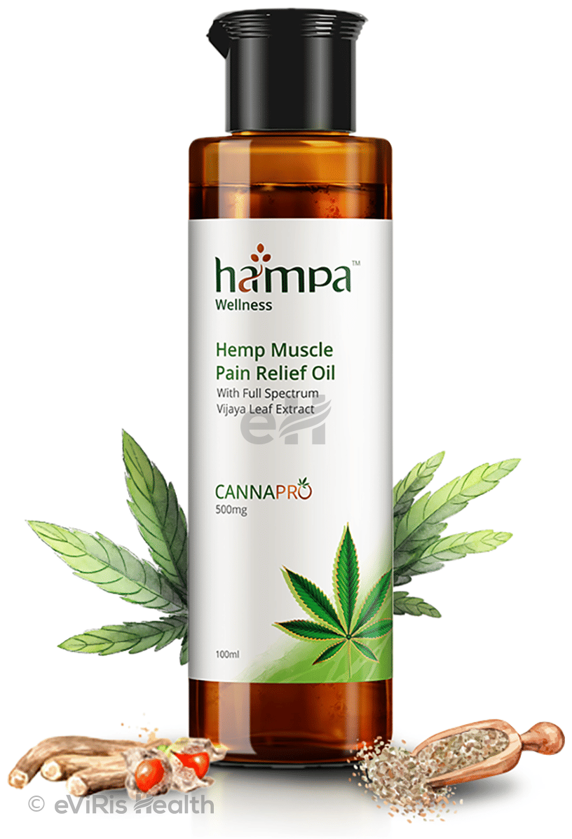 Hampa Wellness Hemp Muscle Pain Relief Cannapro 500mg Oil