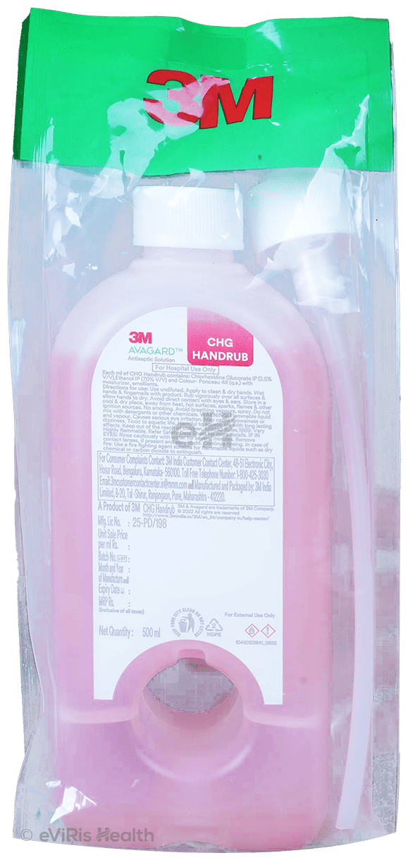 3M Avagard CHG Handrub Hand Sanitizer Antiseptic Solution