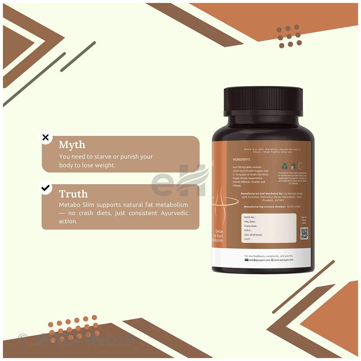 Ayusyam Metabo Slim Tablet