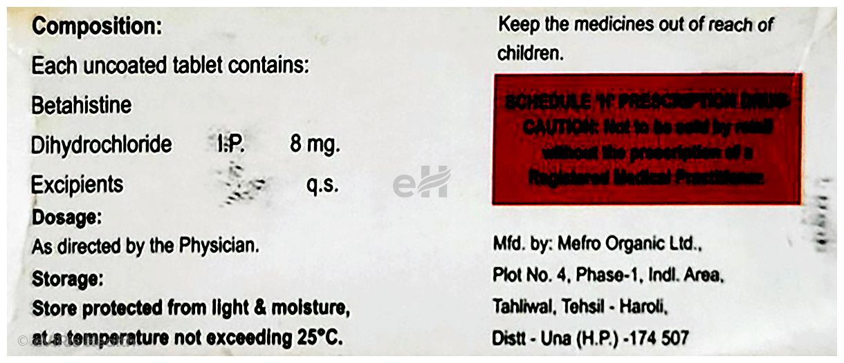 Acctin 8 Tablet