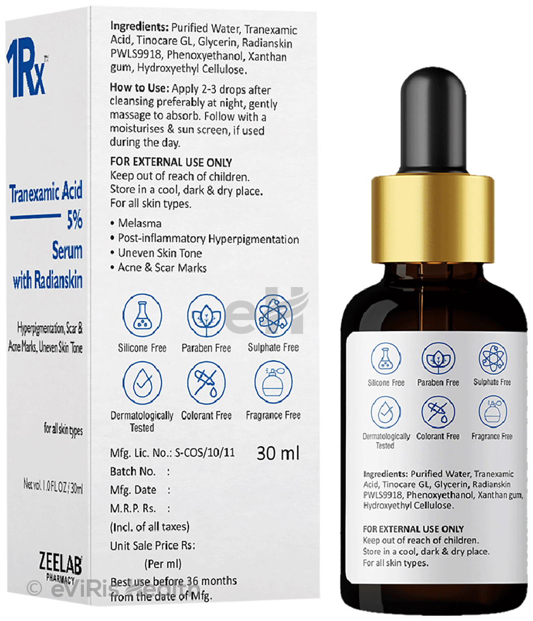 1Rx Tranexamic Acid 5% Serum for All Skin Types