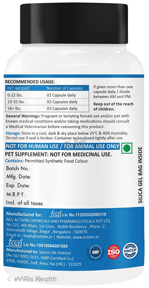 Activin Liver Care Capsule for Pets