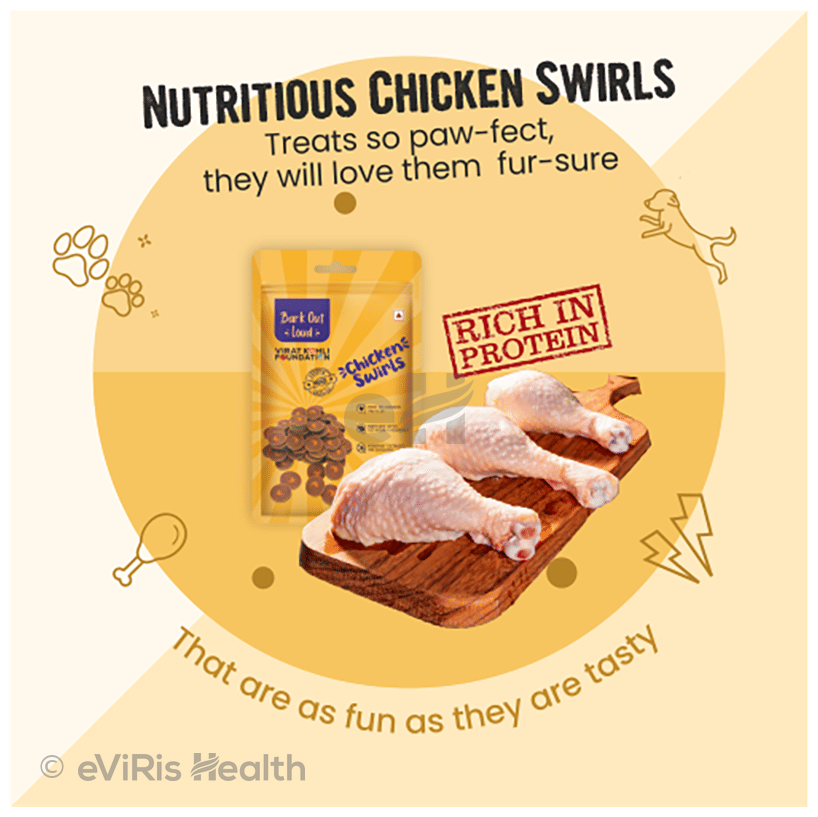Bark Out Loud Chicken Swirls
