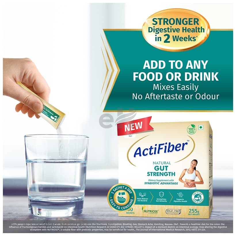 ActiFiber Natural Gut Strength Sachet (8.5gm Each)