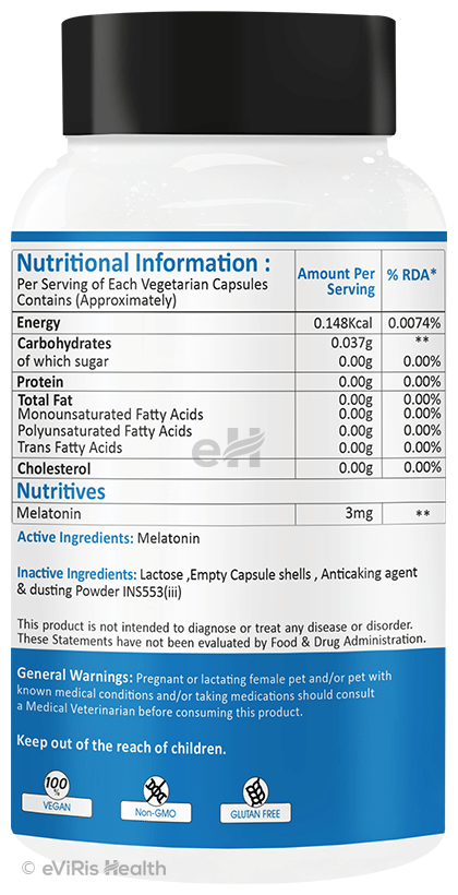 Activin Melatonin for Pets Capsule