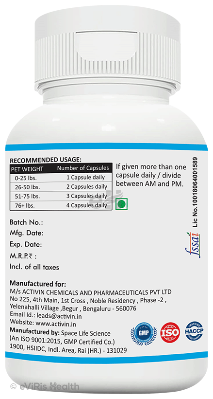 Activin Coenzyme Q10 Capsule for Pets