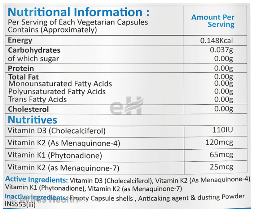 Activin Vitamin K&D Complex for Pets Capsule