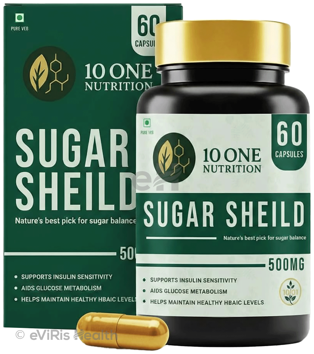 10 One Nutrition Sugar Sheild 500mg Capsule (60 Each)
