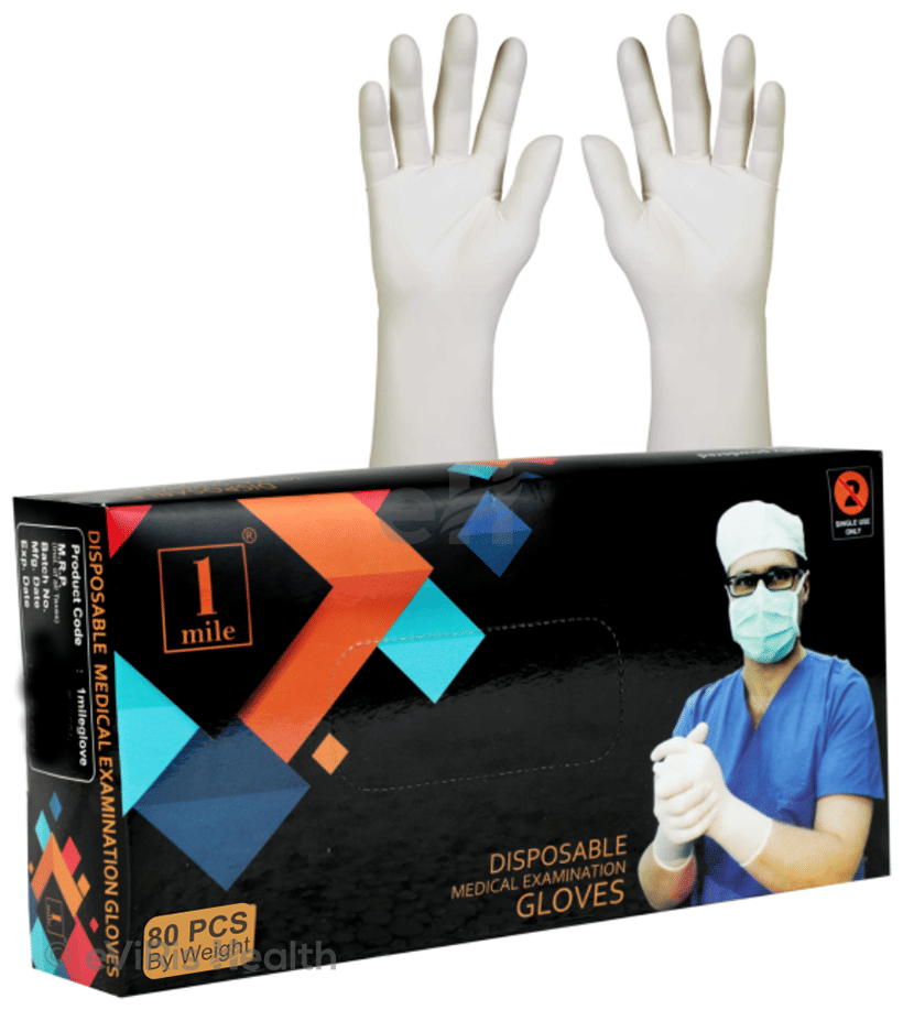 1Mile Disposable Medical Examination Glove Large