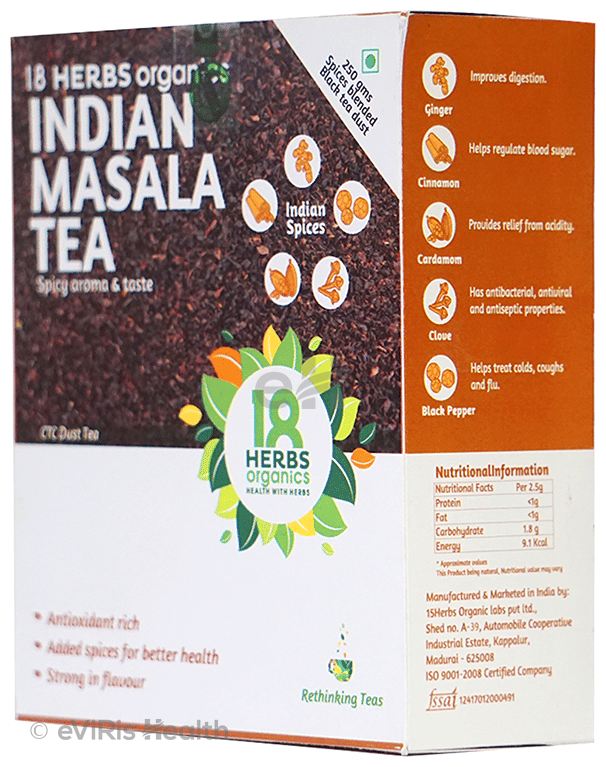 18 Herbs Organics Indian Masala Tea