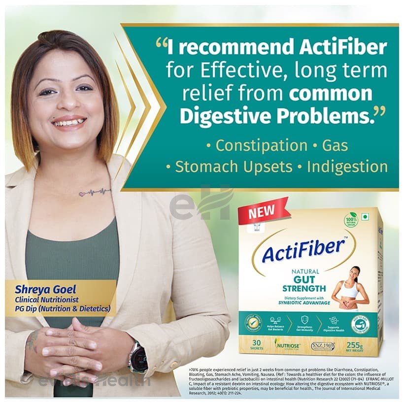 ActiFiber Natural Gut Strength Sachet (8.5gm Each)