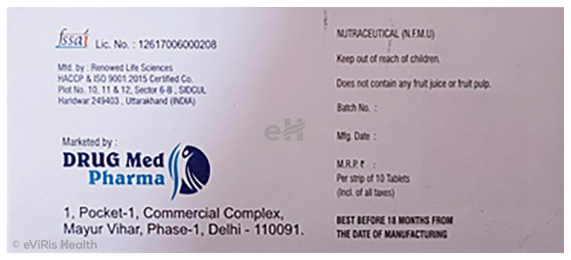100 Percee Chewable Tablet