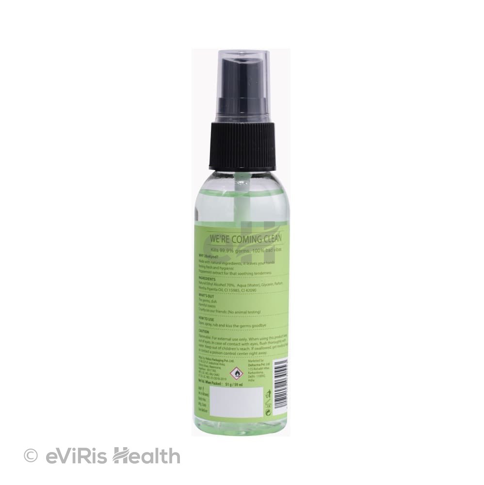 2Bekynd Hand Sanitizer (59ml Each) 5 Peppermint Fresh & 5 Soothing Lavender