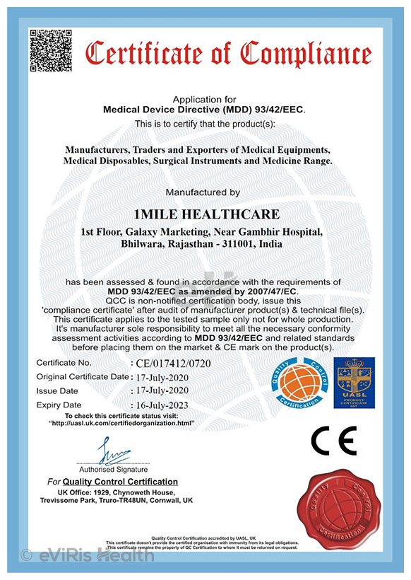 1Mile Disposable Medical Examination Glove Large