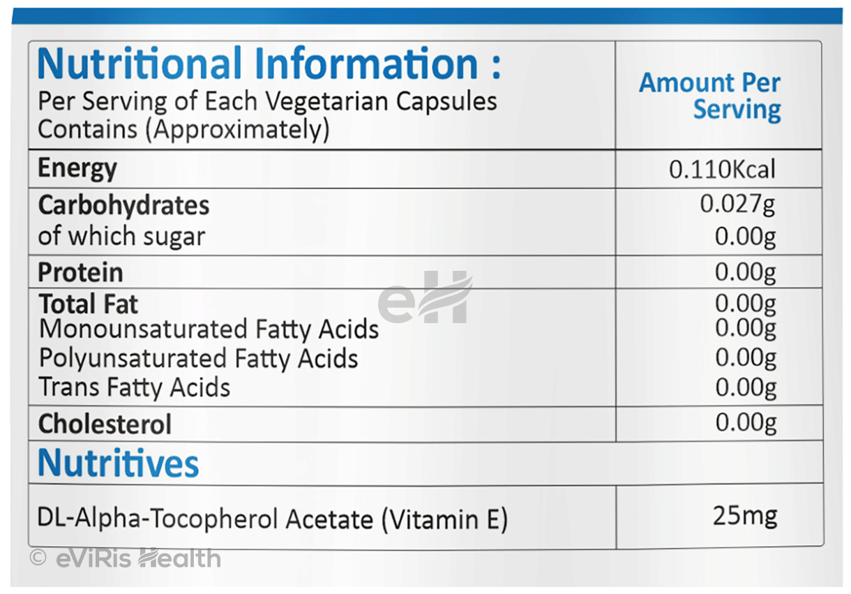 Activin Vitamin-E Capsule for Pets