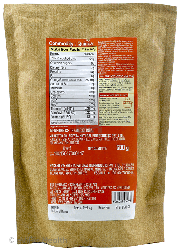 24 Mantra Organic Super Grain Quinoa Gluten Free