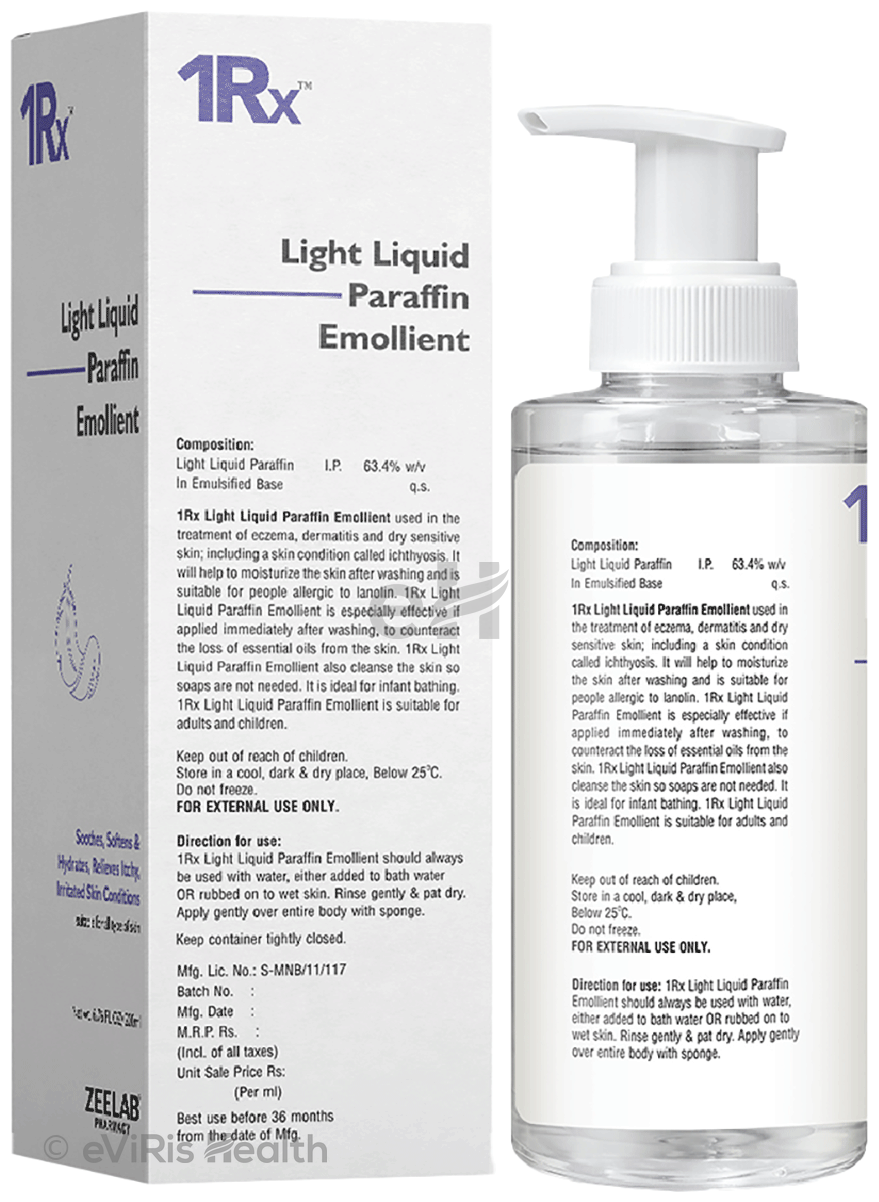 1Rx Light Liquid Paraffin Emollient for All Skin Types