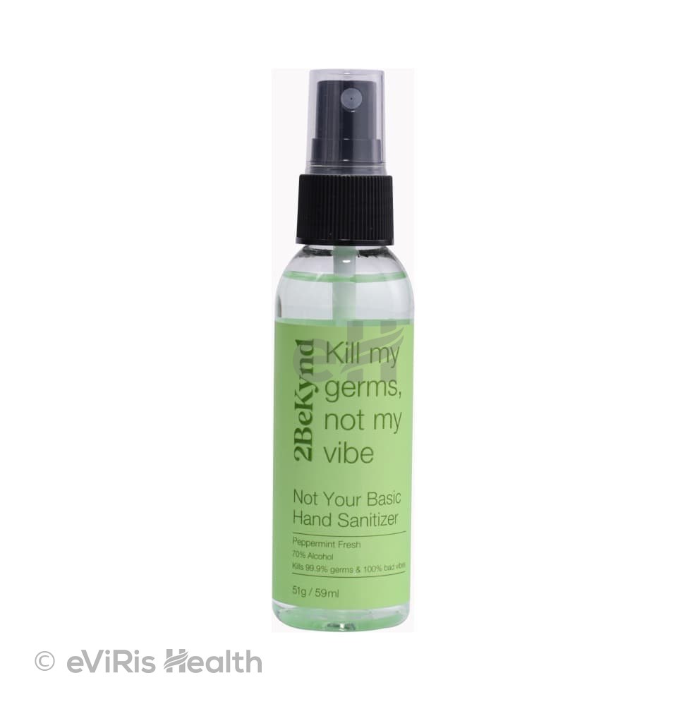 2Bekynd Hand Sanitizer (59ml Each) 5 Peppermint Fresh & 5 Soothing Lavender