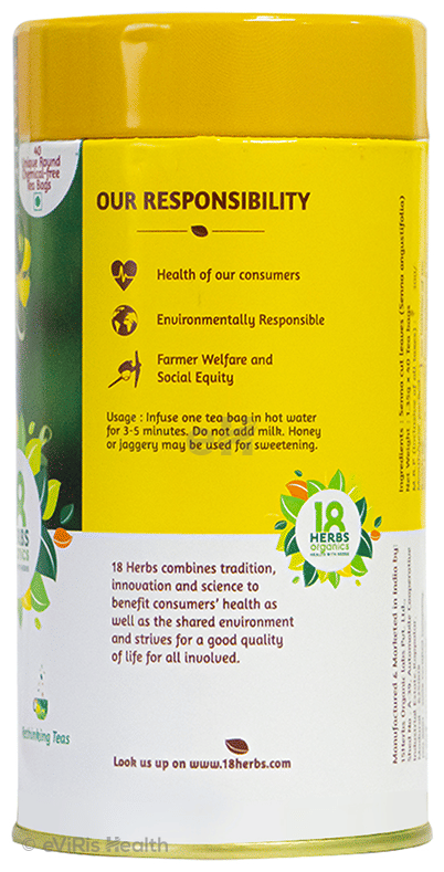 18 Herbs Organics Laxa Health Tea Bag (1.3gm Each)