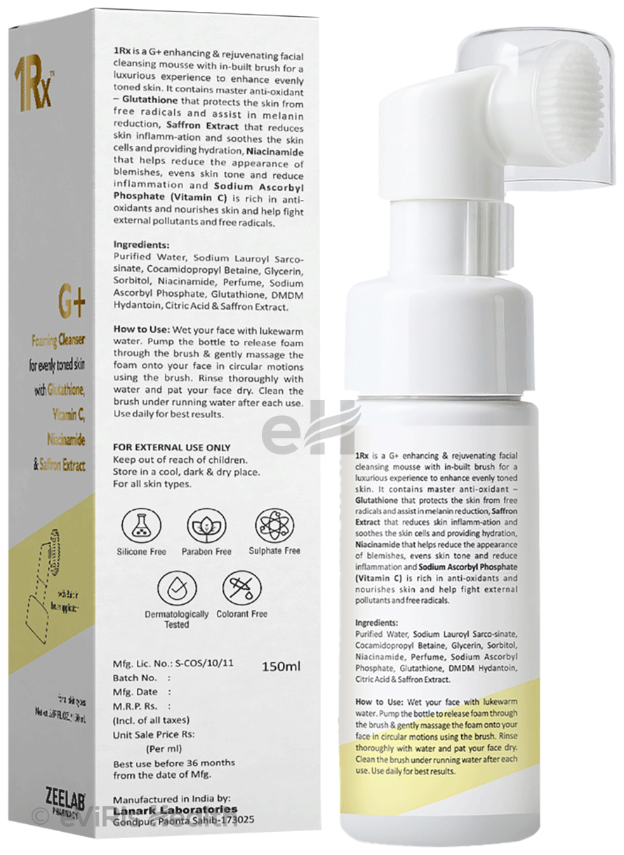 1Rx G+ Foaming Cleanser for All Skin Types