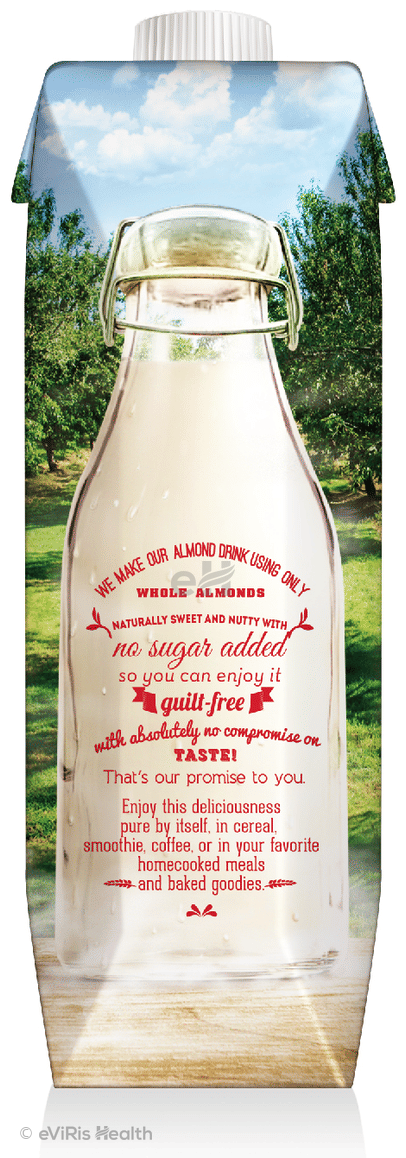 137°C degrees Almond Drink Unsweetened Gluten Free Soy Free