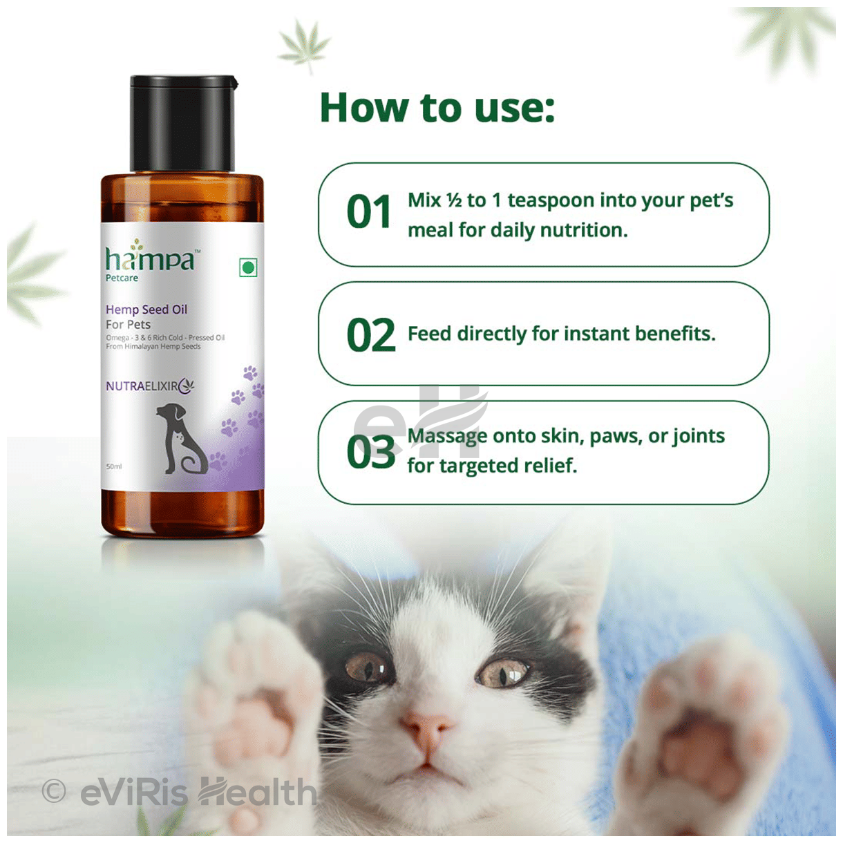 Hampa Wellness Hempa Petcare Hemp Seed Oil for Pets