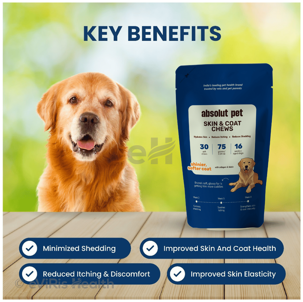 Absolut Pet Skin & Coat Soft Chews