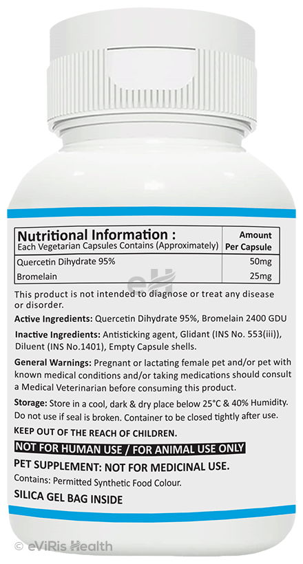 Activin Capsule Quercetin with Bromelain for Pets