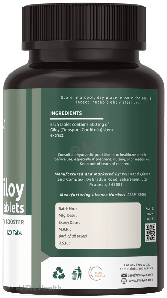 Ayusyam Giloy Tablet
