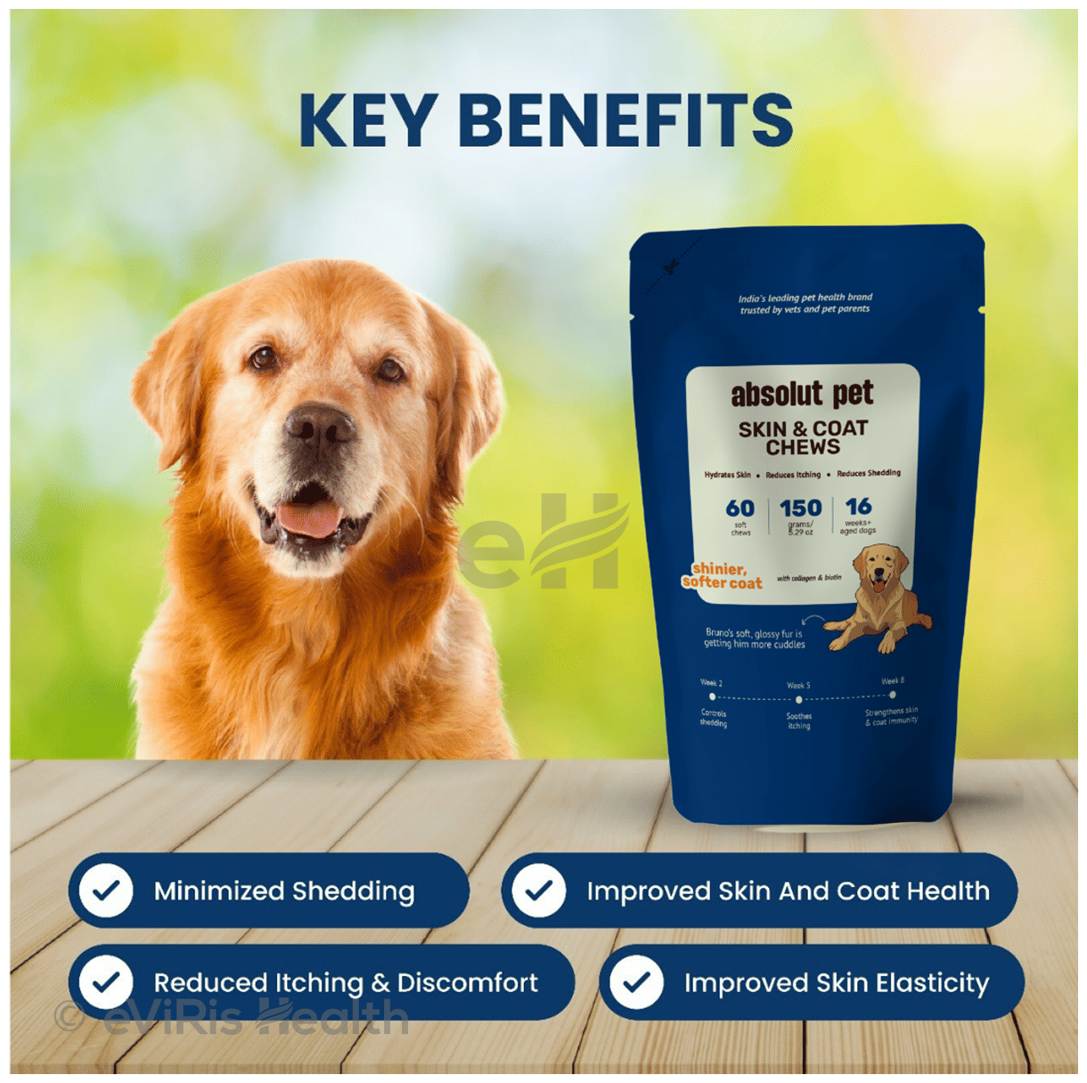 Absolut Pet Skin & Coat Soft Chews