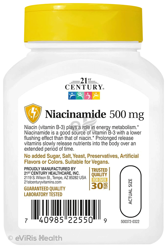 21st Century Niacinamide 500mg Tablet
